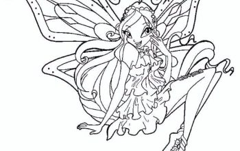 Winx club coloring book