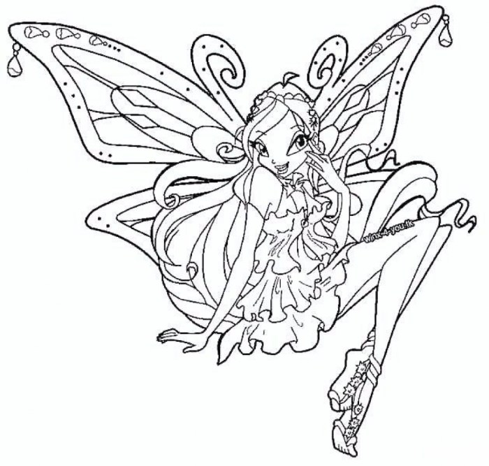 Winx club coloring book