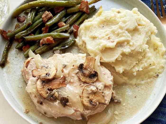 Pork chops and rice recipe with cream of mushroom soup