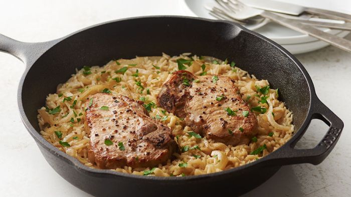 Pork chops rice and cream of mushroom soup recipe