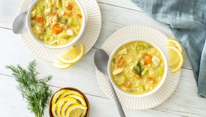 Recipe for Greek Lemon Soup Avgolemono