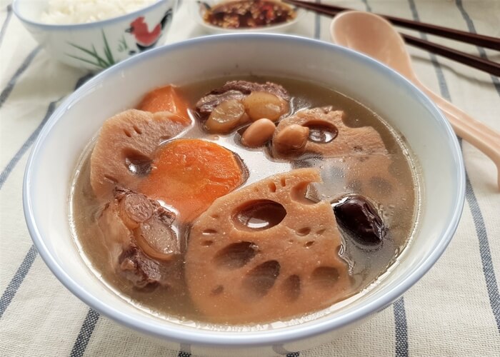 Recipe lotus root soup