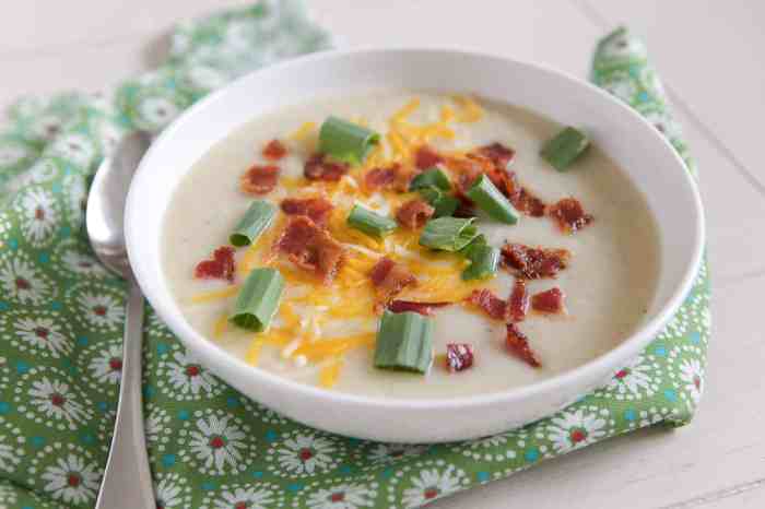 Potato soup cauliflower recipe