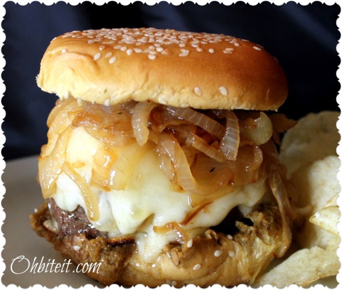 Recipe for lipton onion soup burgers