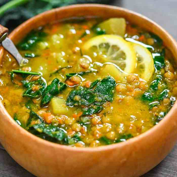 Old fashioned lentil soup recipe