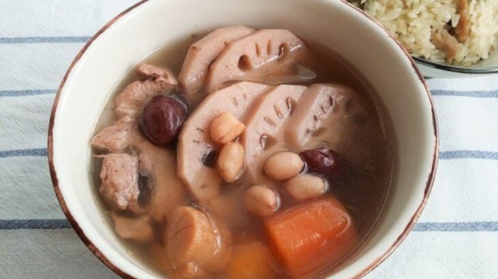 Recipe lotus root soup