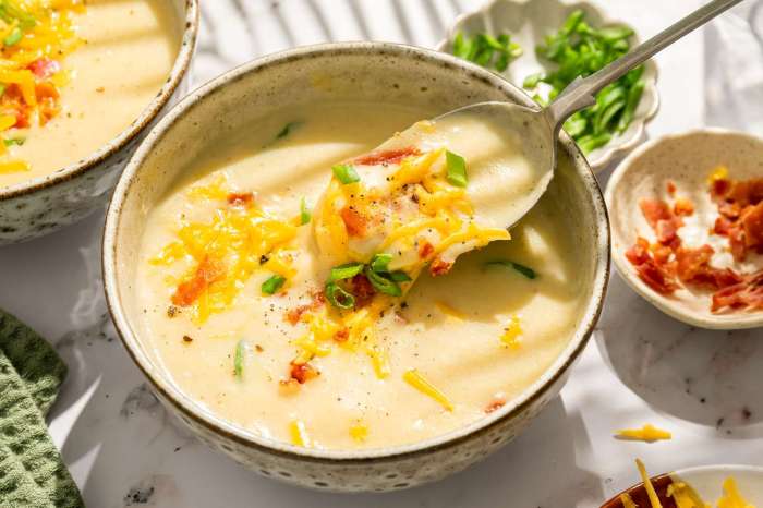 Potato soup recipe using heavy cream