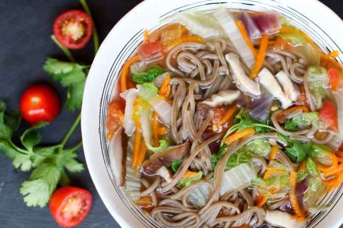 Recipe for soba noodle soup